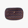 Beauty Bag Blues & Stripe Large