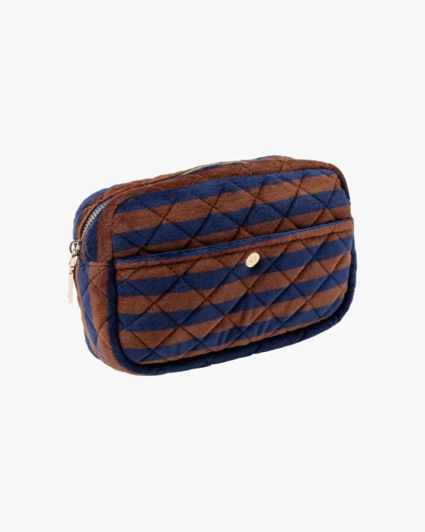 Beauty Bag Blues & Stripe Medium