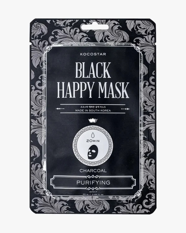 Black Happy Mask