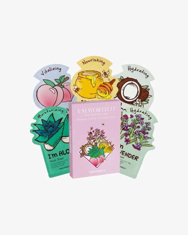 I'm Worth It Face Mask Set 5 stk