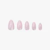 Reusable Press-On Nails Pink Galaxy 30 stk